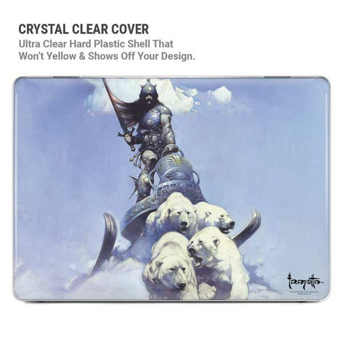 Sliver Warrior by Frazetta MacBook Pro 14in (2021-24) Case plus Skin